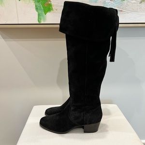 Gently worn Frye Suede knee high boots
